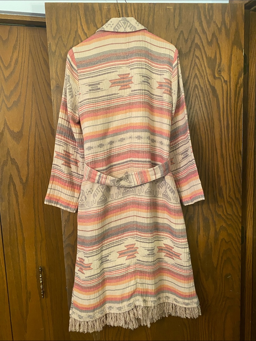 Soft Surroundings Aztec Fringe Duster - Picture 7 of 16